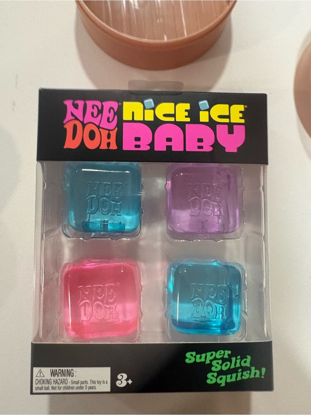 Nice Ice Baby Super Solid Squish - Assorted Blue, Purple, Pink